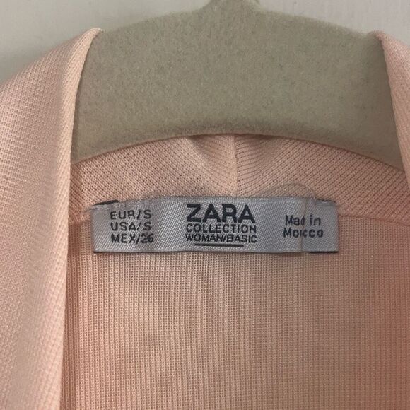 ✨Zara V-Neck Sleeveless Light Pink/Nude Sz Small Bodysuit✨ - Picture 7 of 7